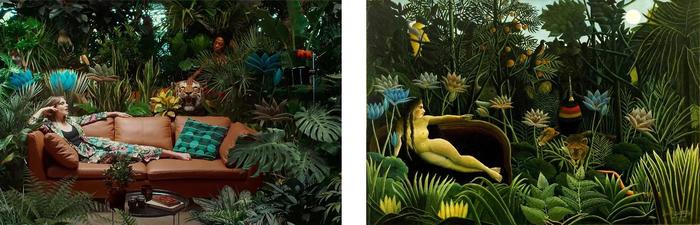影片截图 & Henri Rousseau《The Dream》（1910）.jpg