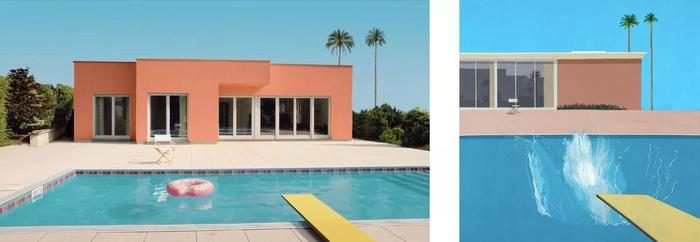 影片截图 & David Hockney， 《A Bigger Splash》（1967）.jpg